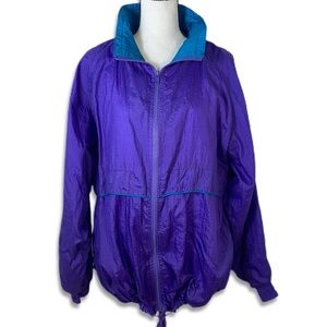 Vintage 90’s Purple & Blue Windbreaker